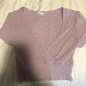 V neck crop top